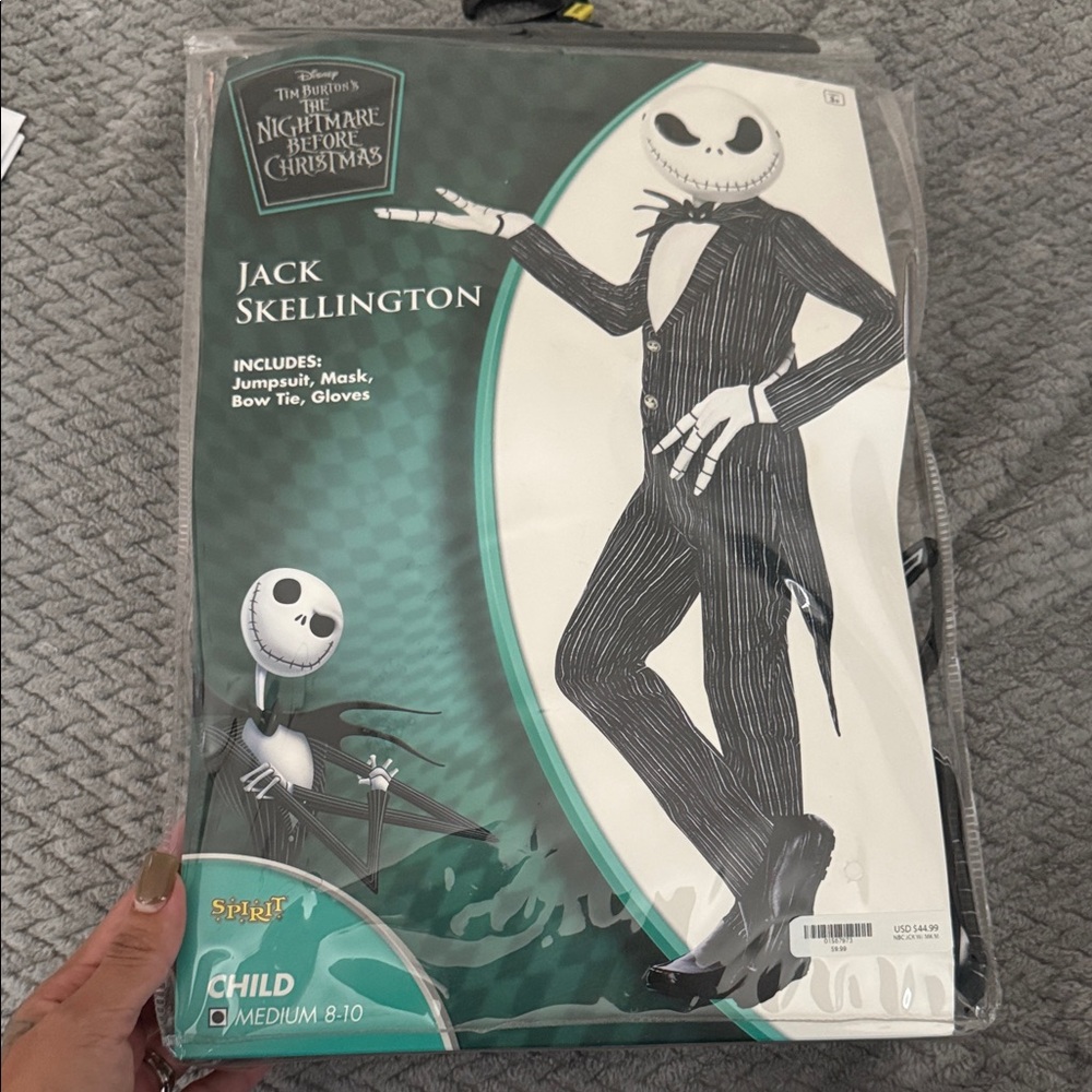Spirit Jack Skellington Kids Costume - Black and White